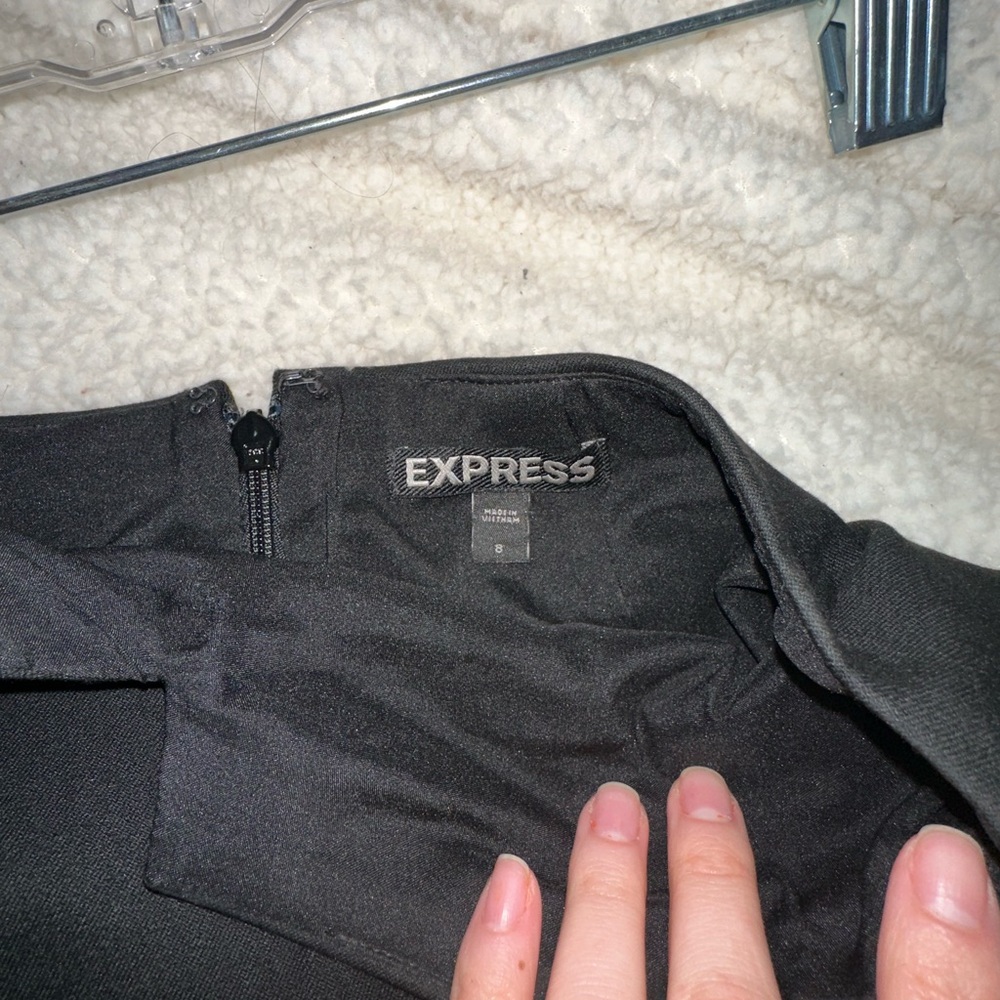Black pencil skirt